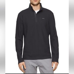 New Calvin Klein Mens Jacquard Pullover Sweater, TW2 size L
